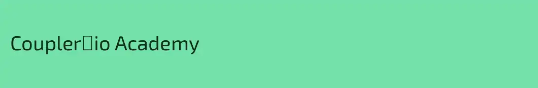 Coupler․io Academy